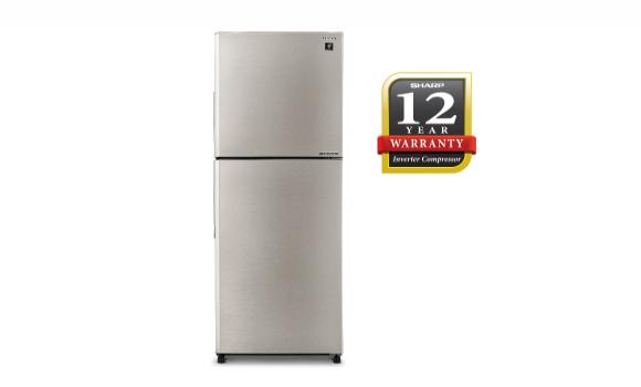 Sharp 380L 2 Door Refrigerator SJ3822MSS (Silver) - Click Image to Close
